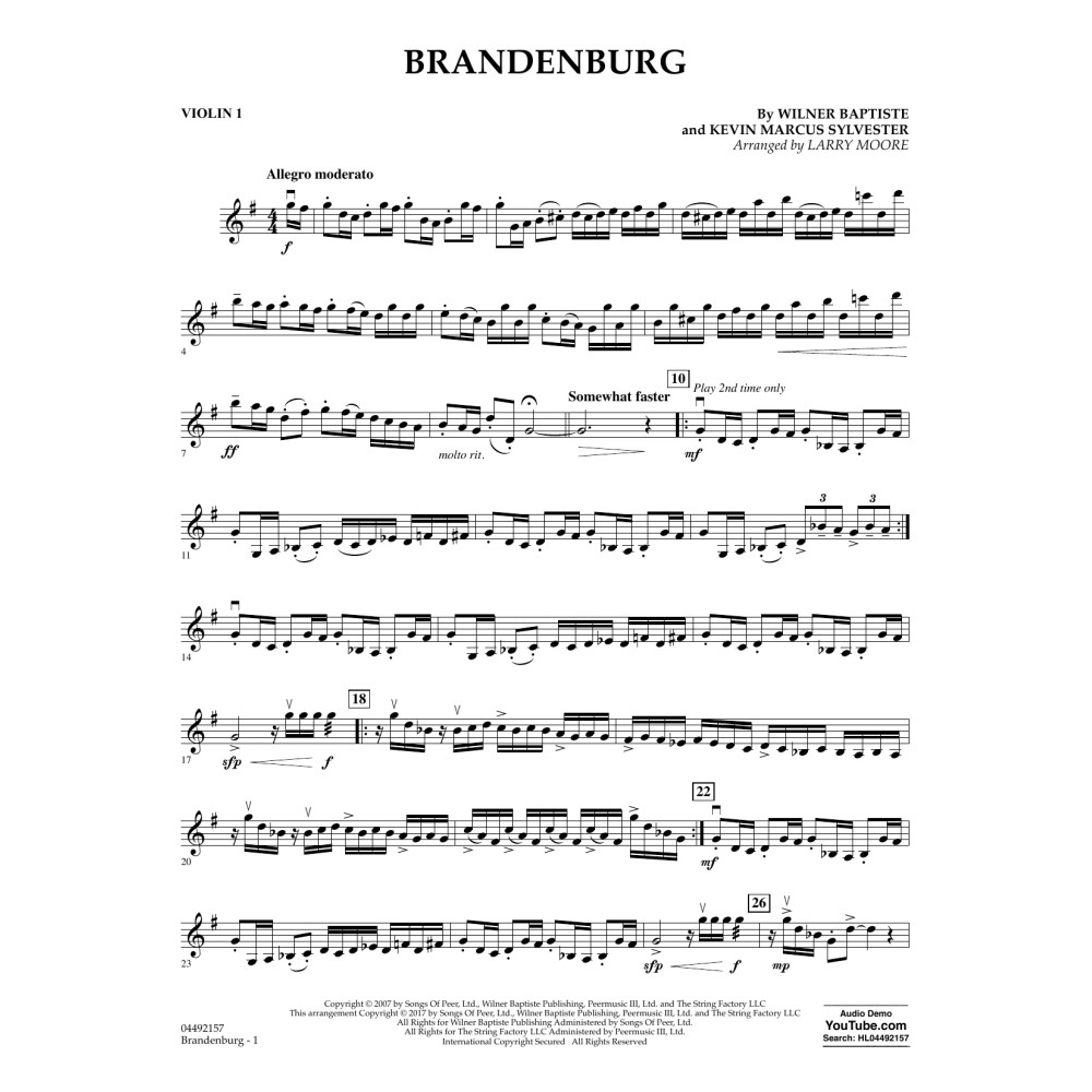 Brandenburg - Violin 1