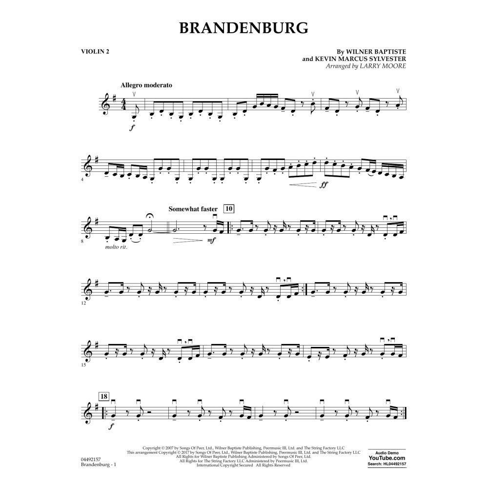 Brandenburg - Violin 2