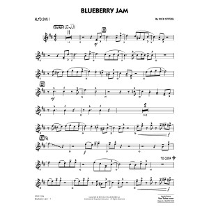 Blueberry Jam - Alto Sax 1