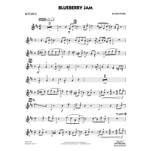 Blueberry Jam - Alto Sax 2