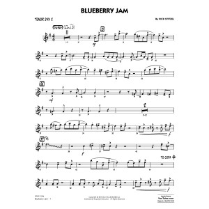 Blueberry Jam - Tenor Sax 2
