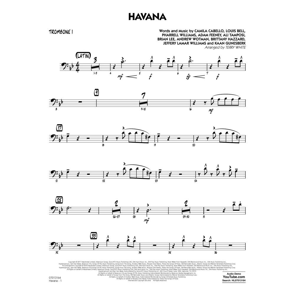 Havana - Trombone 1