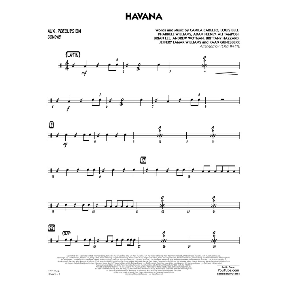 Havana - Aux Percussion