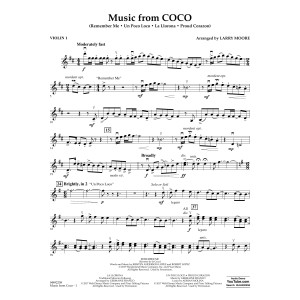 Music from Coco - Violin 1
