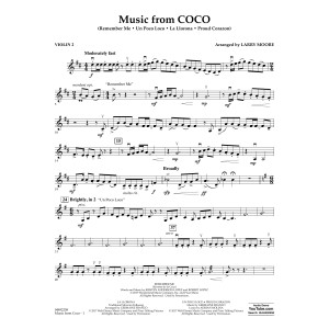 Music from Coco - Violin 2