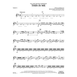 This Is Me (from The Greatest Showman) - Violin 2