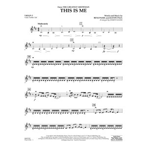 This Is Me (from The Greatest Showman) - Violin 3 (Viola Treble Clef)
