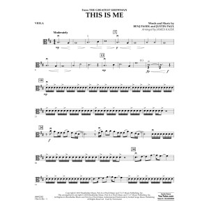 This Is Me (from The Greatest Showman) - Viola