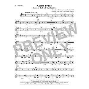 Call To Praise (Praise To The Lord, The Almighty) - Bb Trumpet 2