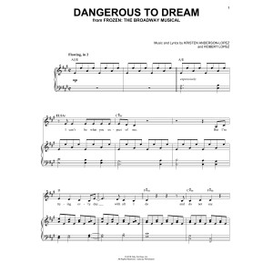 Dangerous To Dream (from Frozen: The Broadway Musical)