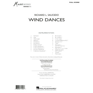 Wind Dances - Conductor Score (Full Score)