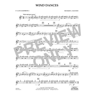 Wind Dances - Eb Alto Saxophone 1