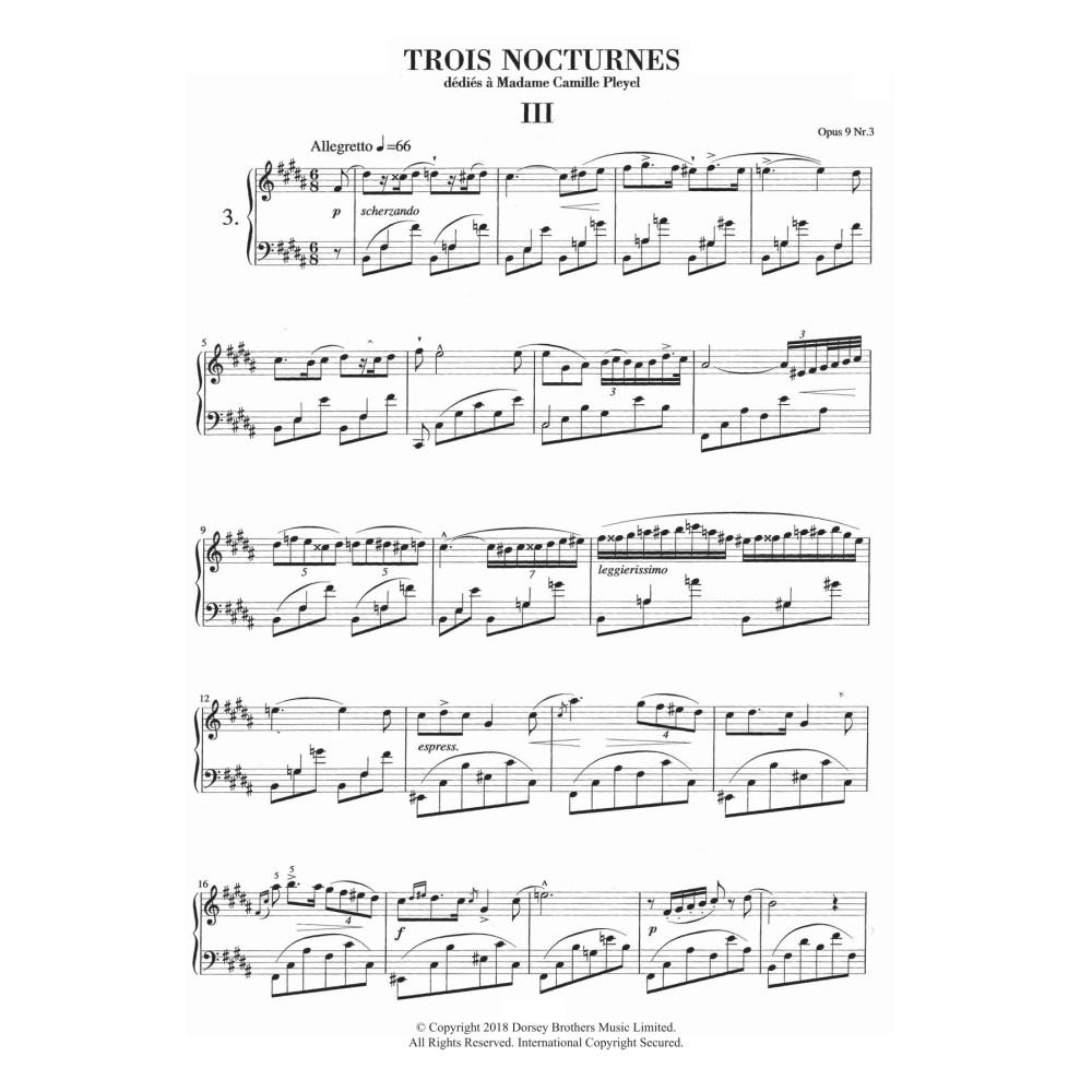 Nocturne in B Major, Op. 9, No. 3