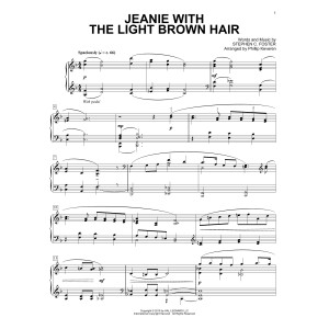 Jeanie With The Light Brown Hair [Classical version] (arr. Phillip Keveren)