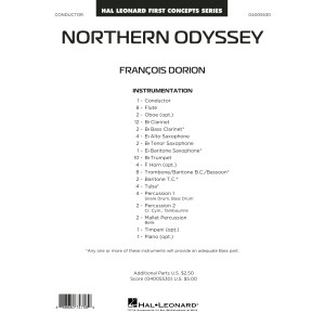 Northern Odyssey - Conductor Score (Full Score)