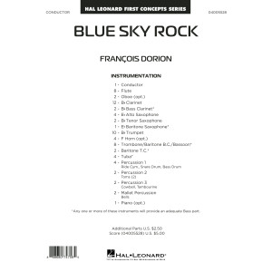 Blue Sky Rock - Conductor Score (Full Score)