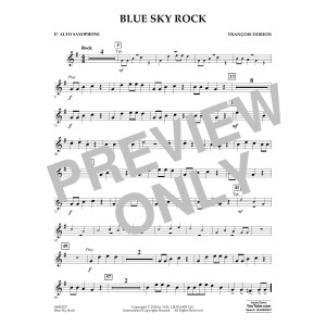 Blue Sky Rock - Eb Alto Saxophone
