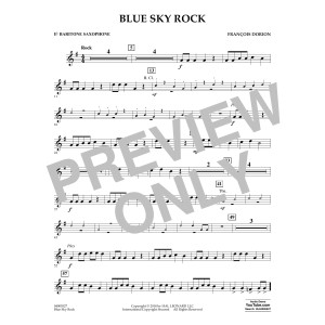 Blue Sky Rock - Eb Baritone Saxophone