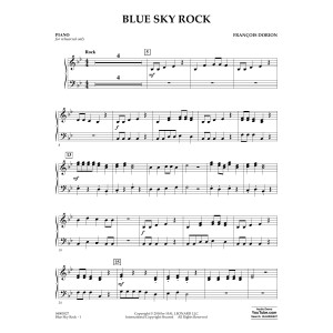 Blue Sky Rock - Piano