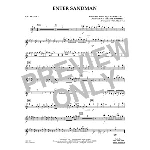 Enter Sandman - Bb Clarinet 1