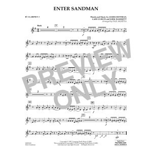 Enter Sandman - Bb Clarinet 3