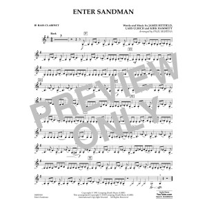 Enter Sandman - Bb Bass Clarinet