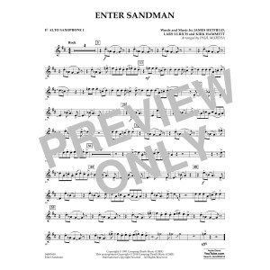 Enter Sandman - Eb Alto Saxophone 1
