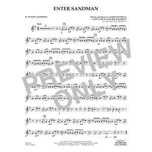 Enter Sandman - Bb Tenor Saxophone