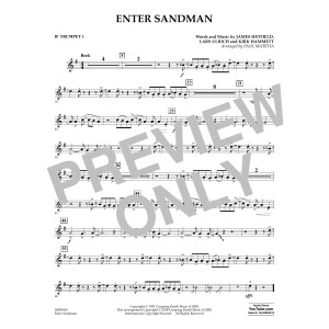 Enter Sandman - Bb Trumpet 1