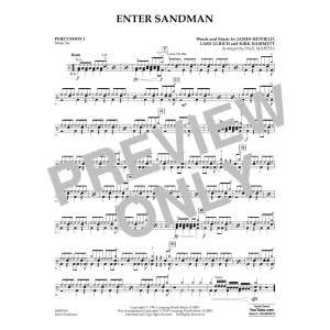 Enter Sandman - Percussion 1