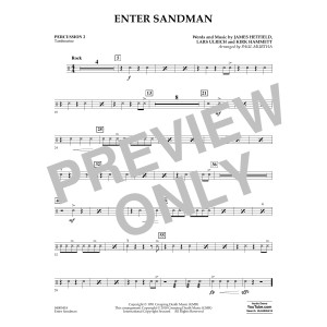 Enter Sandman - Percussion 2