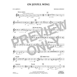 On Joyful Wing - Bb Clarinet 2