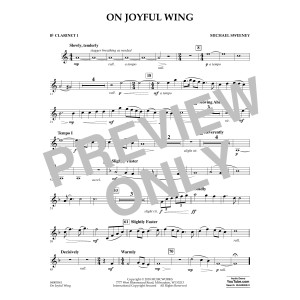 On Joyful Wing - Bb Clarinet 1