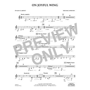 On Joyful Wing - Bb Bass Clarinet