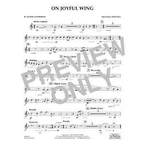 On Joyful Wing - Bb Tenor Saxophone