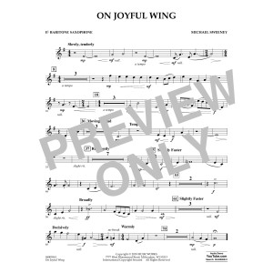 On Joyful Wing - Eb Baritone Saxophone