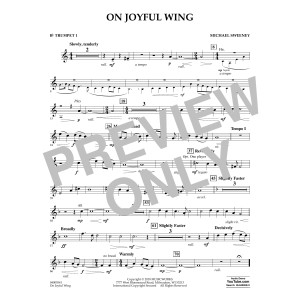 On Joyful Wing - Bb Trumpet 1