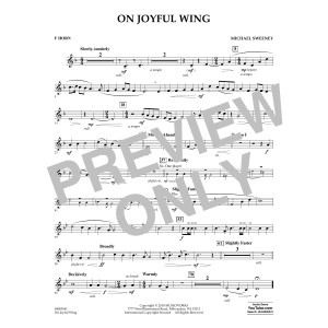 On Joyful Wing - F Horn