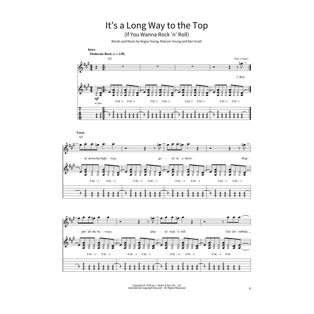 It's A Long Way To The Top (If You Wanna Rock 'N' Roll)