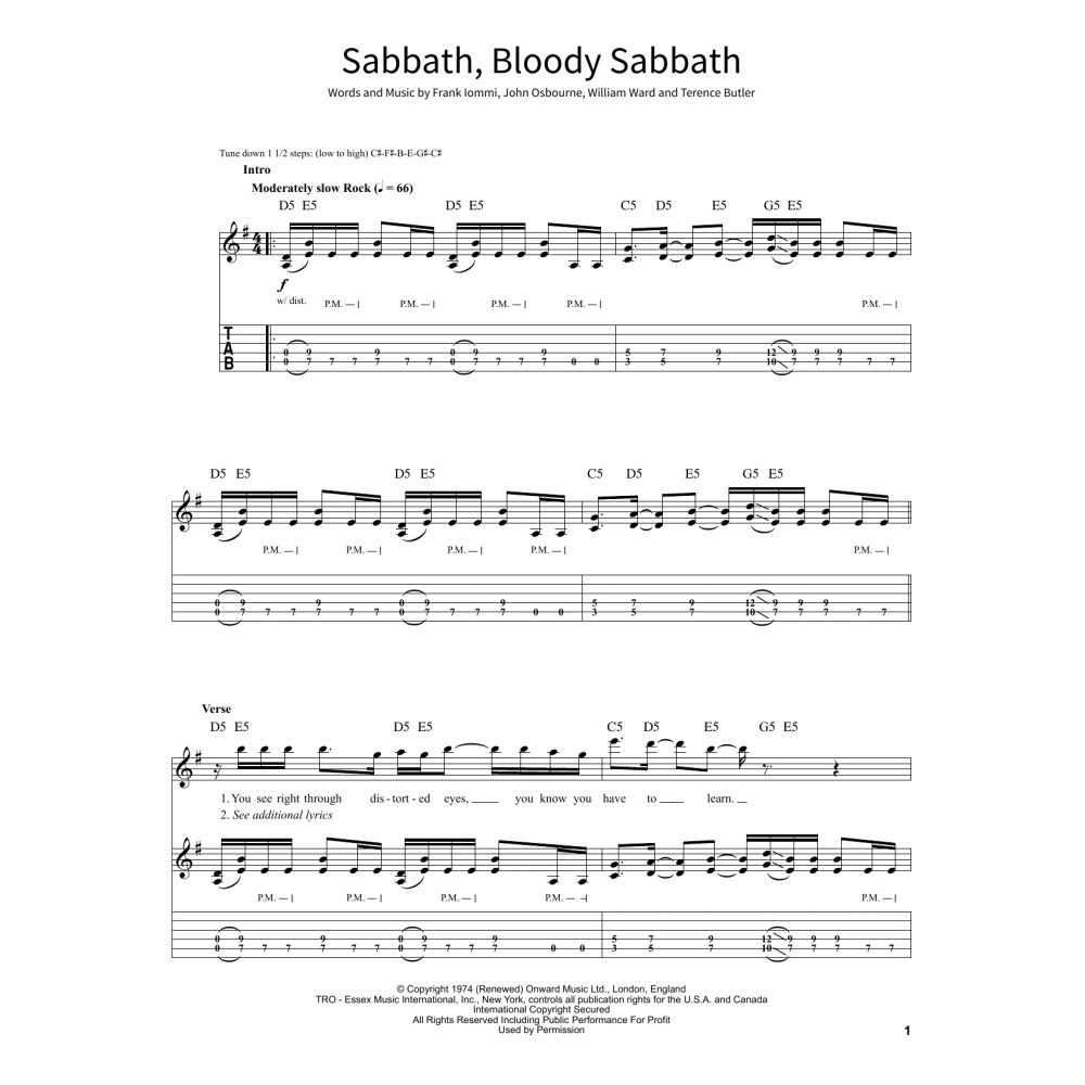 Sabbath, Bloody Sabbath