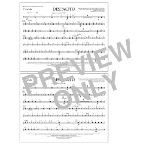 Despacito (arr. Tom Wallace) - Cymbals