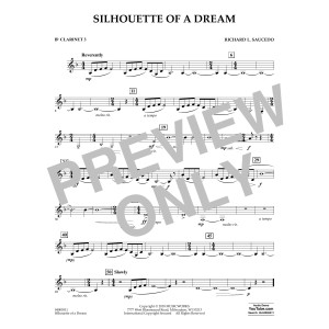 Silhouette of a Dream - Bb Clarinet 3