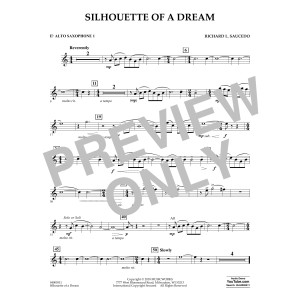 Silhouette of a Dream - Eb Alto Saxophone 1