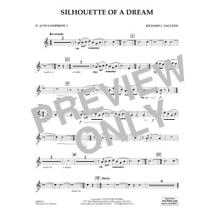 Silhouette of a Dream - Eb Alto Saxophone 2