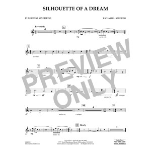 Silhouette of a Dream - Eb Baritone Saxophone