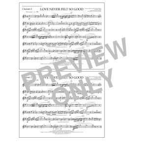 Love Never Felt So Good - Clarinet 2