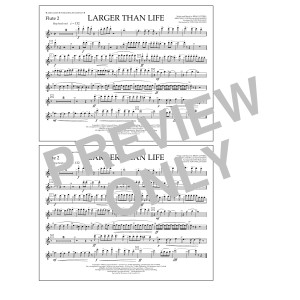 Larger Than Life - Flute 2