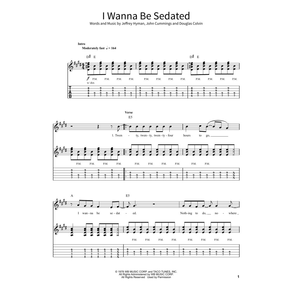 I Wanna Be Sedated