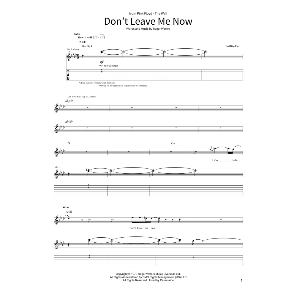 Don't Leave Me Now