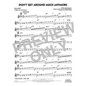 Don't Get Around Much Anymore - C Solo Sheet